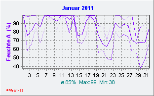 Januar 2011 Feuchte