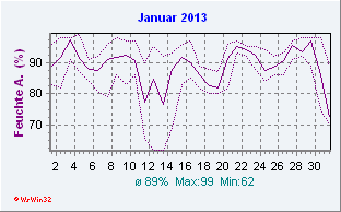 Januar 2013 Feuchte